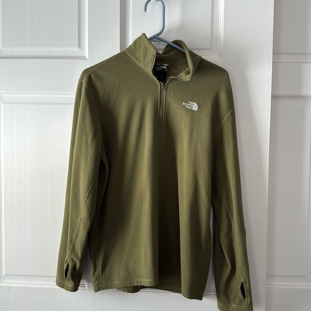 North face quarter zip fleece